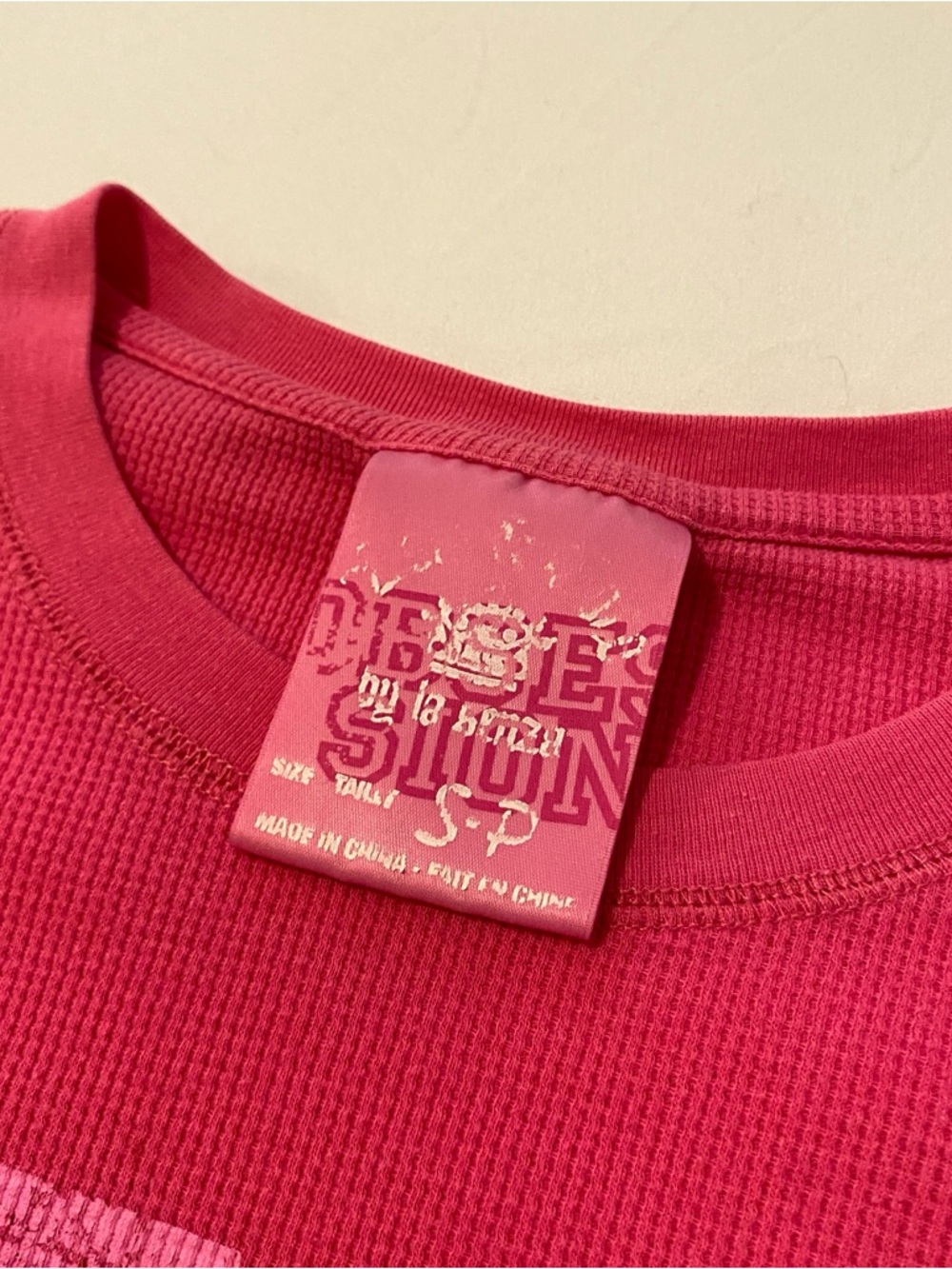 La Senza Waffle Knit Graphic Longsleeve - Picture 3 of 9